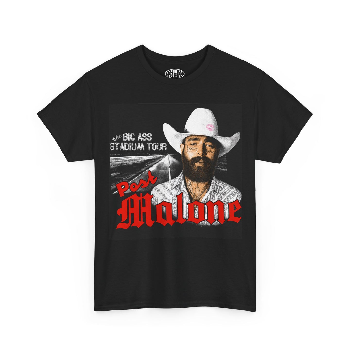 Post Malone Merch - Big Ass Stadium Tour Photo T-Shirt